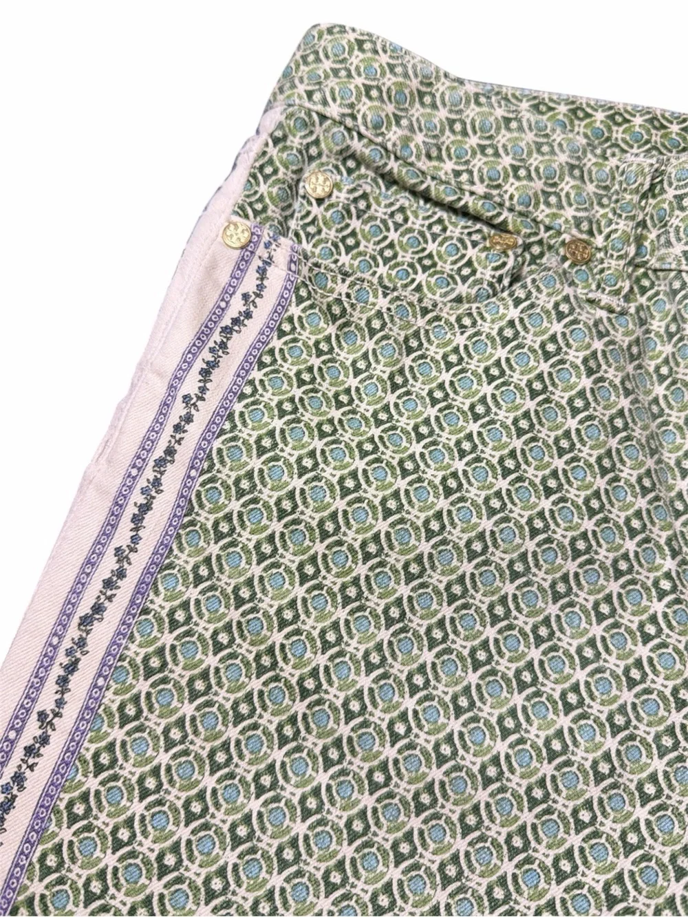 Tory Burch printed green